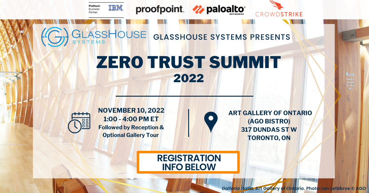 Event: GHS ZERO TRUST SUMMIT - IN-PERSON