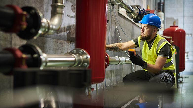 Heating exchange inspection