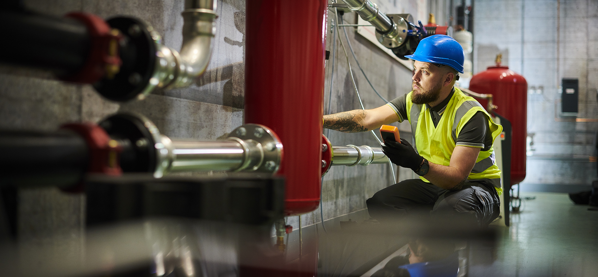 Heating exchange inspection