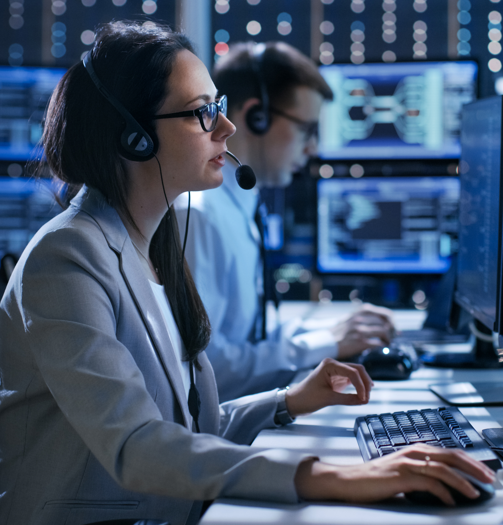 Female working in a Technical Support Team